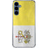 Vatican City Flag Distressed Galaxy S24 Clear Case
